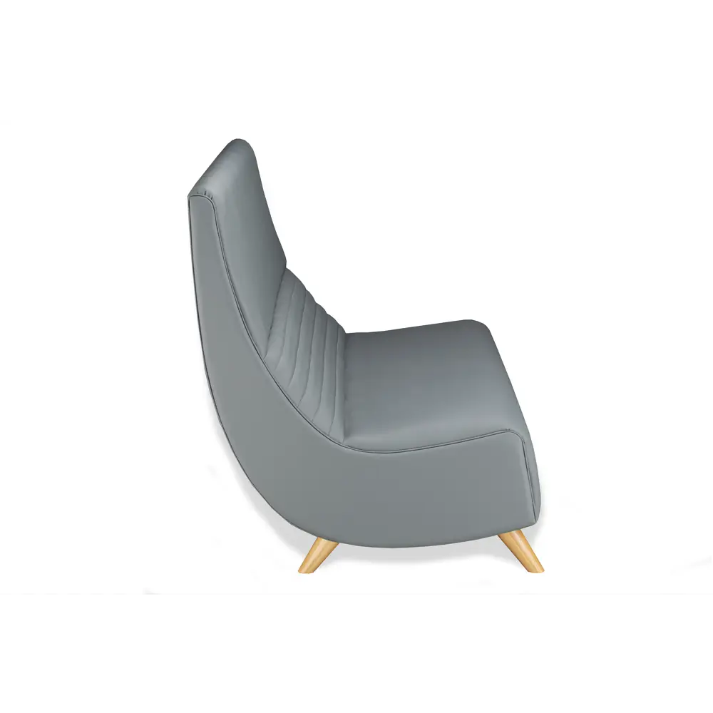 Фото 3 Диван Ramart design Овале 80524480 161x104x91 см искусственная кожа цвет серый/серебристый Фото 3 Диван Ramart design Овале 80524480 161x104x91 см искусственная кожа цвет серый/серебристый