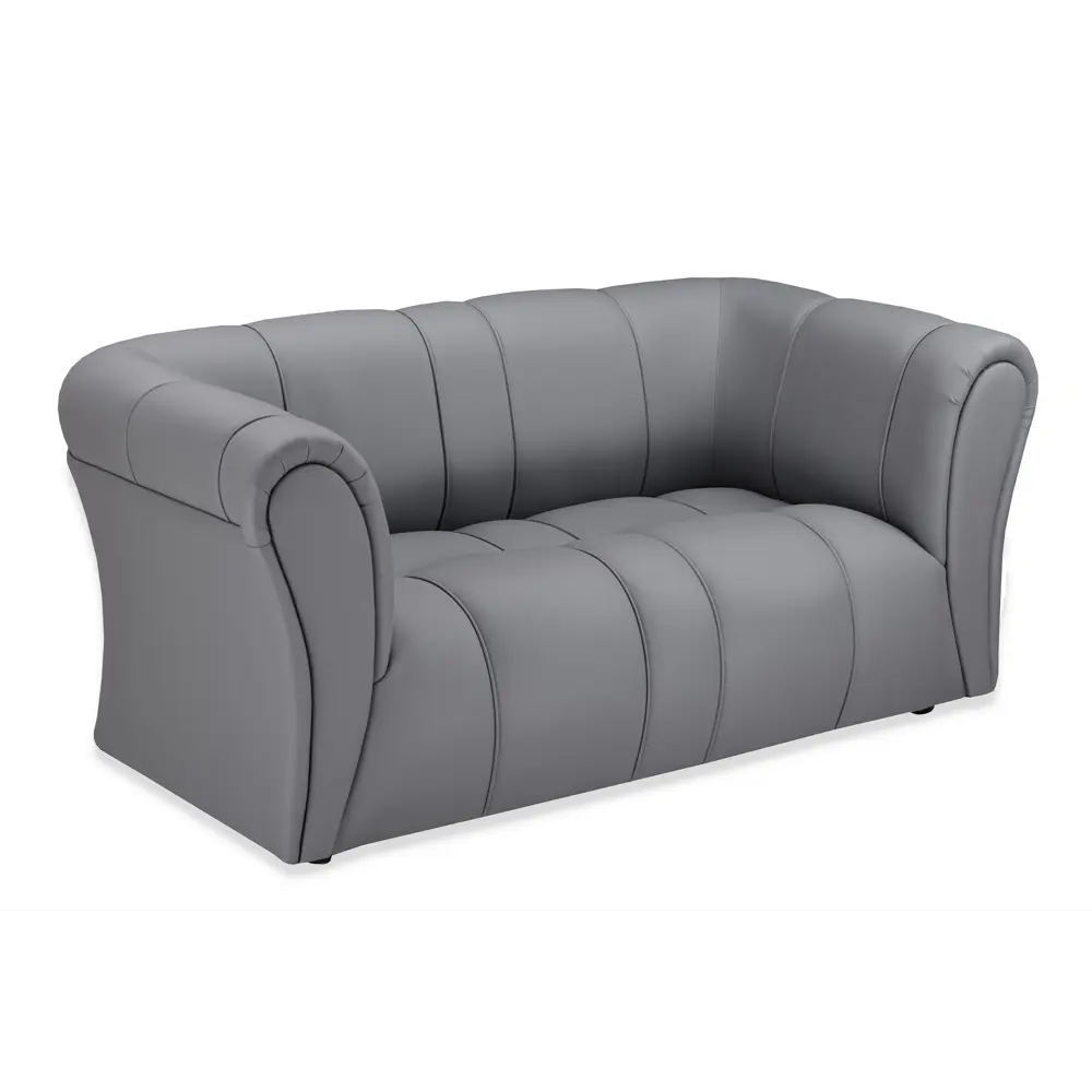 Фото 6 Диван 2 местный Ramart design Ригель 80524488 160x71x86 см искусственная кожа цвет серый/серебристый Фото 6 Диван 2 местный Ramart design Ригель 80524488 160x71x86 см искусственная кожа цвет серый/серебристый