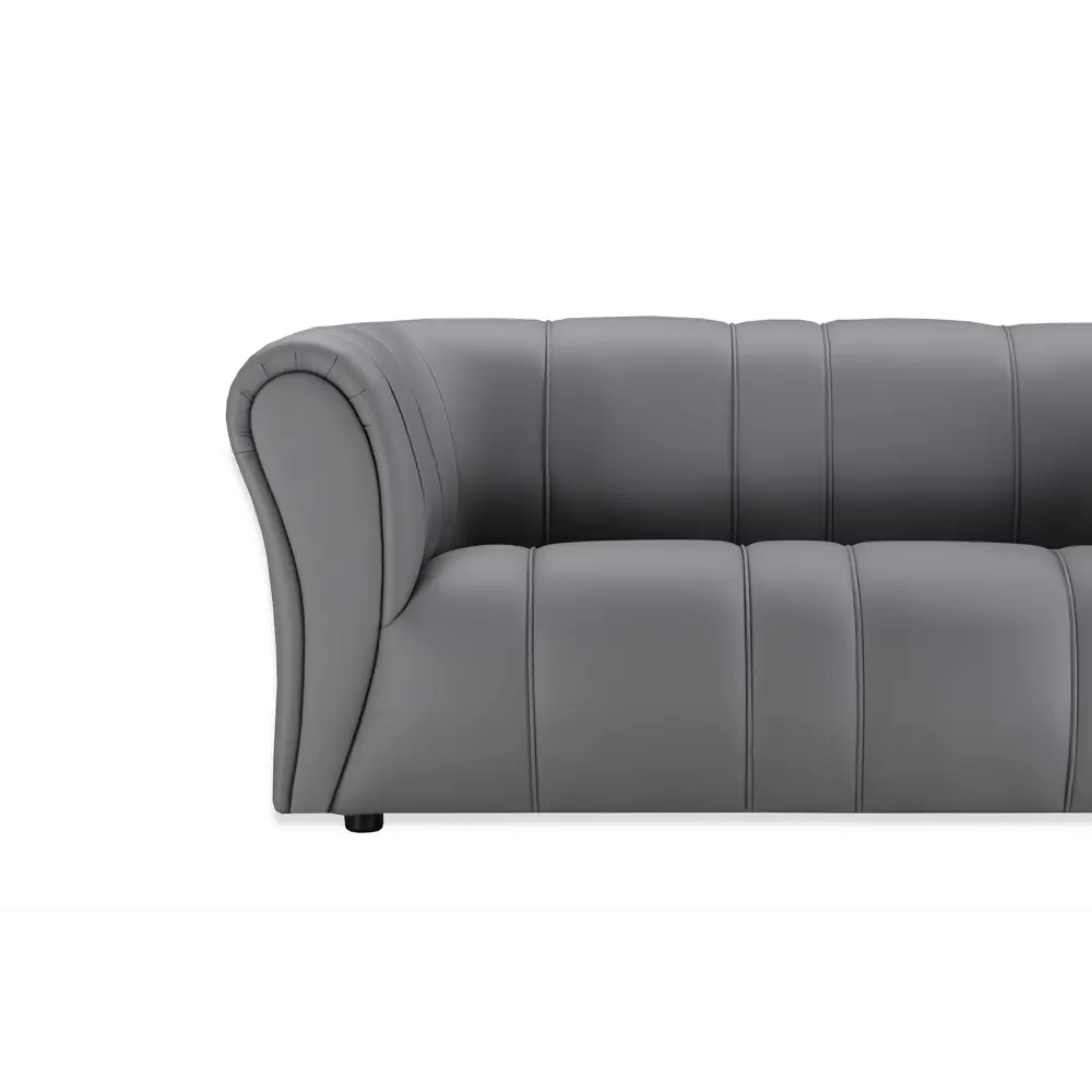 Фото 2 Диван 2 местный Ramart design Ригель 80524488 160x71x86 см искусственная кожа цвет серый/серебристый Фото 2 Диван 2 местный Ramart design Ригель 80524488 160x71x86 см искусственная кожа цвет серый/серебристый