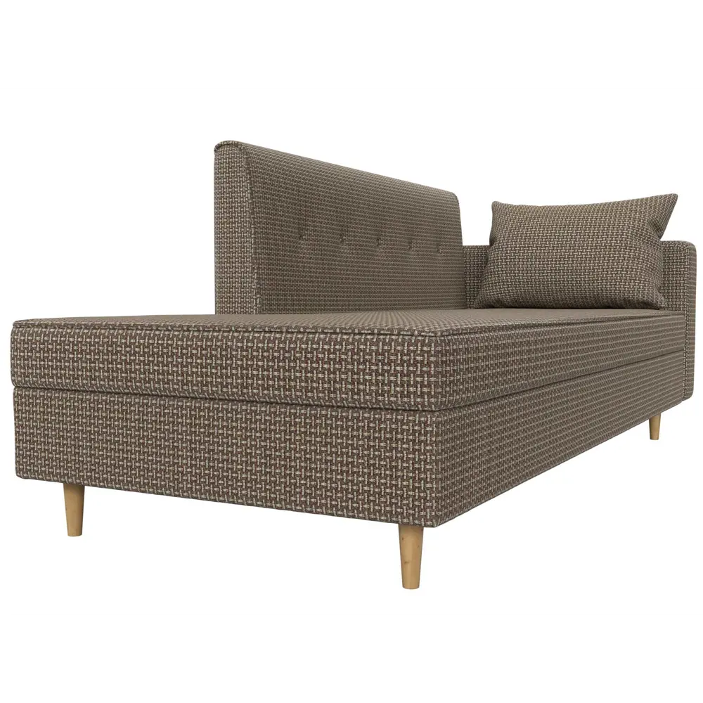 Фото 4 Диван Лига Диванов Селена 105252 214x83x85 см рогожка цвет коричневый