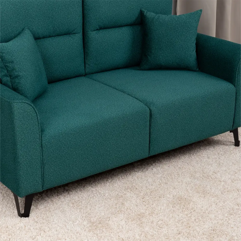 Фото 7 Диван Лоренс 4631172508542 155x92x82 см текстиль цвет зеленый Фото 7 Диван Лоренс 4631172508542 155x92x82 см текстиль цвет зеленый