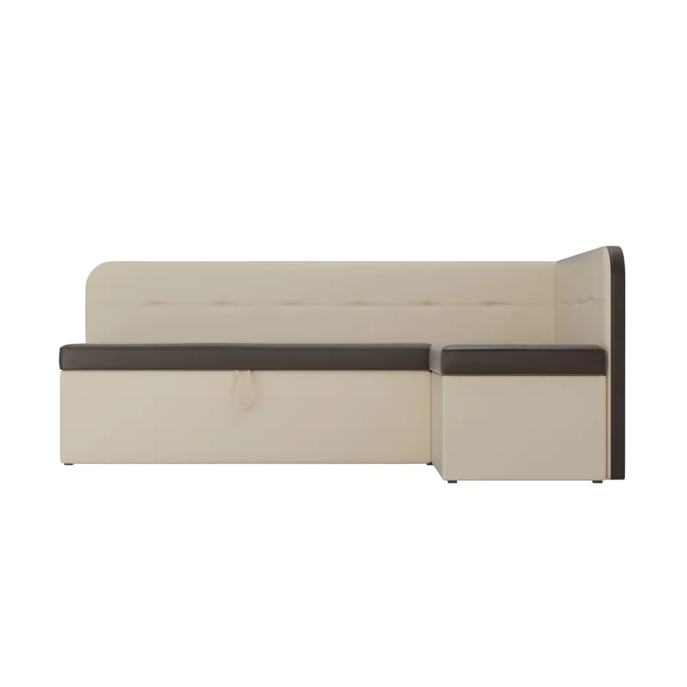 Фото 4 Диван кухонный Лига Диванов Форест 107099 197x82x126 см искусственная кожа цвет коричневый