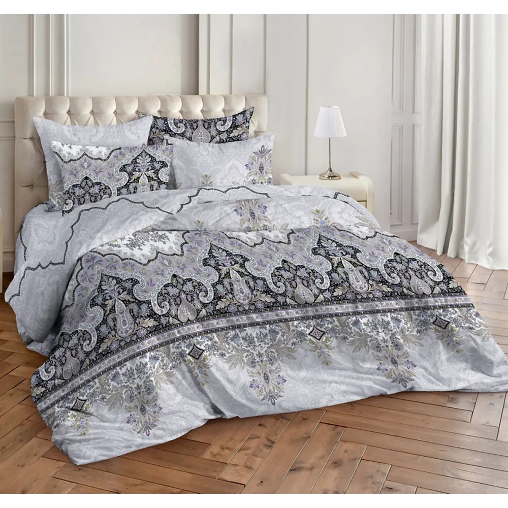 Фото Пододеяльник Home mercury Велюр 33103 220x200 см поплин цвет серый Фото Пододеяльник Home mercury Велюр 33103 220x200 см поплин цвет серый