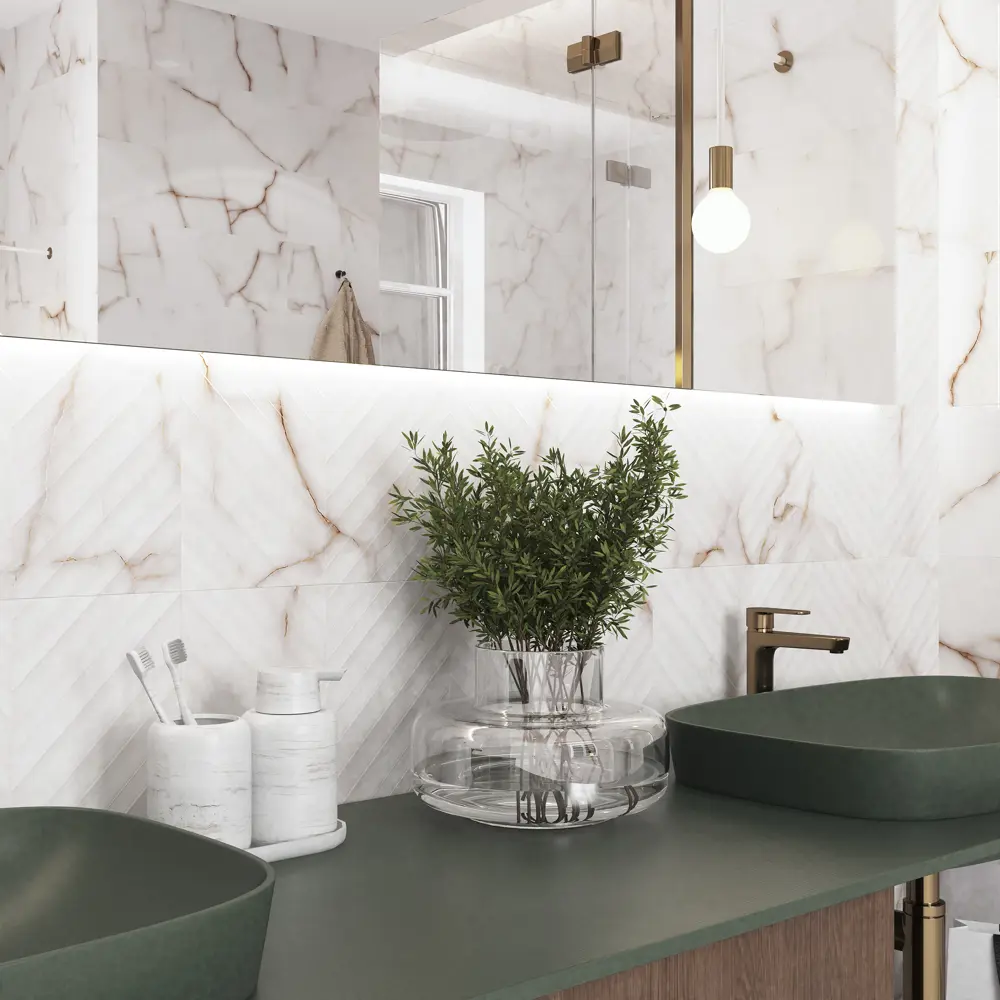 Фото 2 Плитка керамическая для стен Eletto Ceramica 509211101tmn Portogallo 24.20x70 см, цвет Серый Фото 2 Плитка керамическая для стен Eletto Ceramica 509211101tmn Portogallo 24.20x70 см, цвет Серый