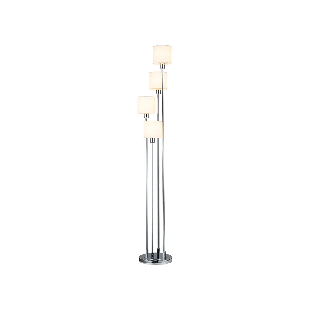 Фото Торшер Escada 1109/4 chrome/beige цвет серый/серебристый