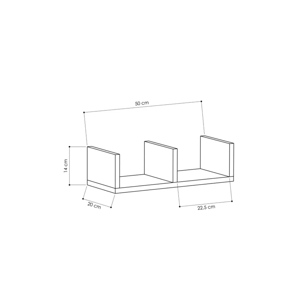 Фото 3 Полка настенная Leve 50x22 см ЛДСП цвет бежевый Фото 3 Полка настенная Leve 50x22 см ЛДСП цвет бежевый