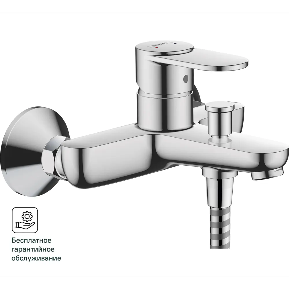 Фото Смеситель для ванны и душа Hansgrohe Vernis однорычажный цвет хром Фото Смеситель для ванны и душа Hansgrohe Vernis однорычажный цвет хром