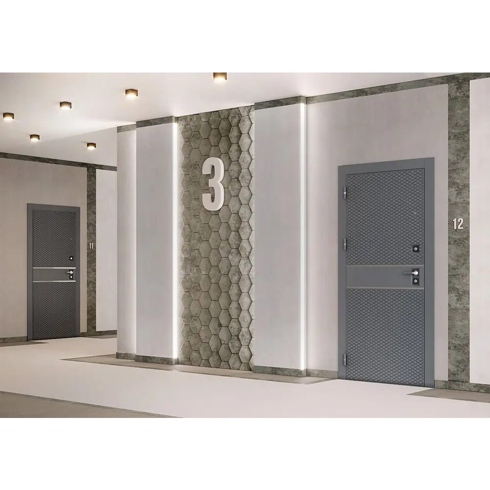 Фото 4 Дверь входная металлическая Грей Зет 332 86x205 см правая белый с зеркалом Фото 4 Дверь входная металлическая Грей Зет 332 86x205 см правая белый с зеркалом