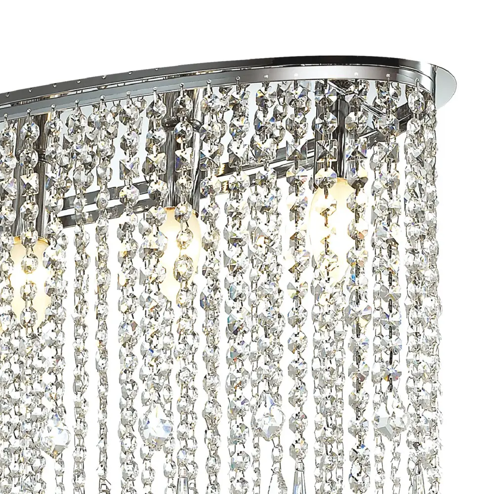 Фото 2 Люстра потолочная Favourite Rain 2293-5c 5 ламп 10 м² цвет серый Фото 2 Люстра потолочная Favourite Rain 2293-5c 5 ламп 10 м² цвет серый