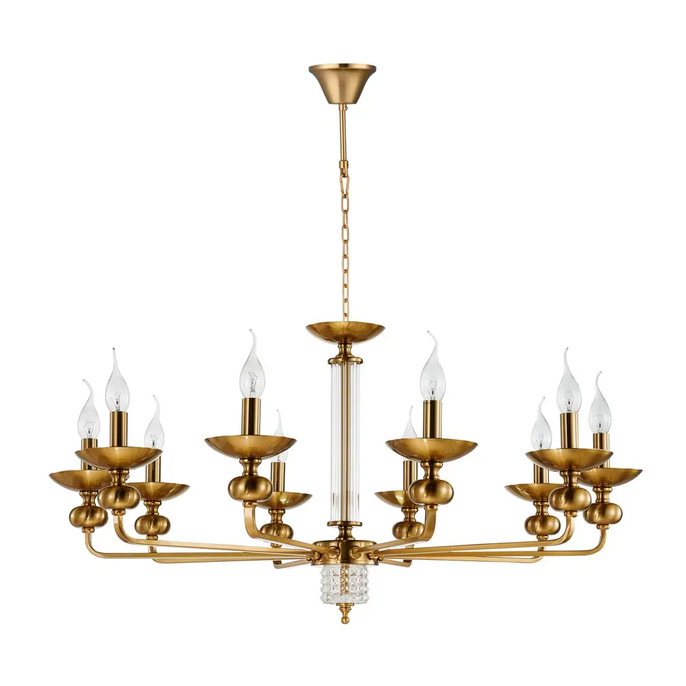 Фото 2 Люстра подвесная Favourite Exquisita 3892-10p 10 ламп 20 м² цвет коричневый Фото 2 Люстра подвесная Favourite Exquisita 3892-10p 10 ламп 20 м² цвет коричневый