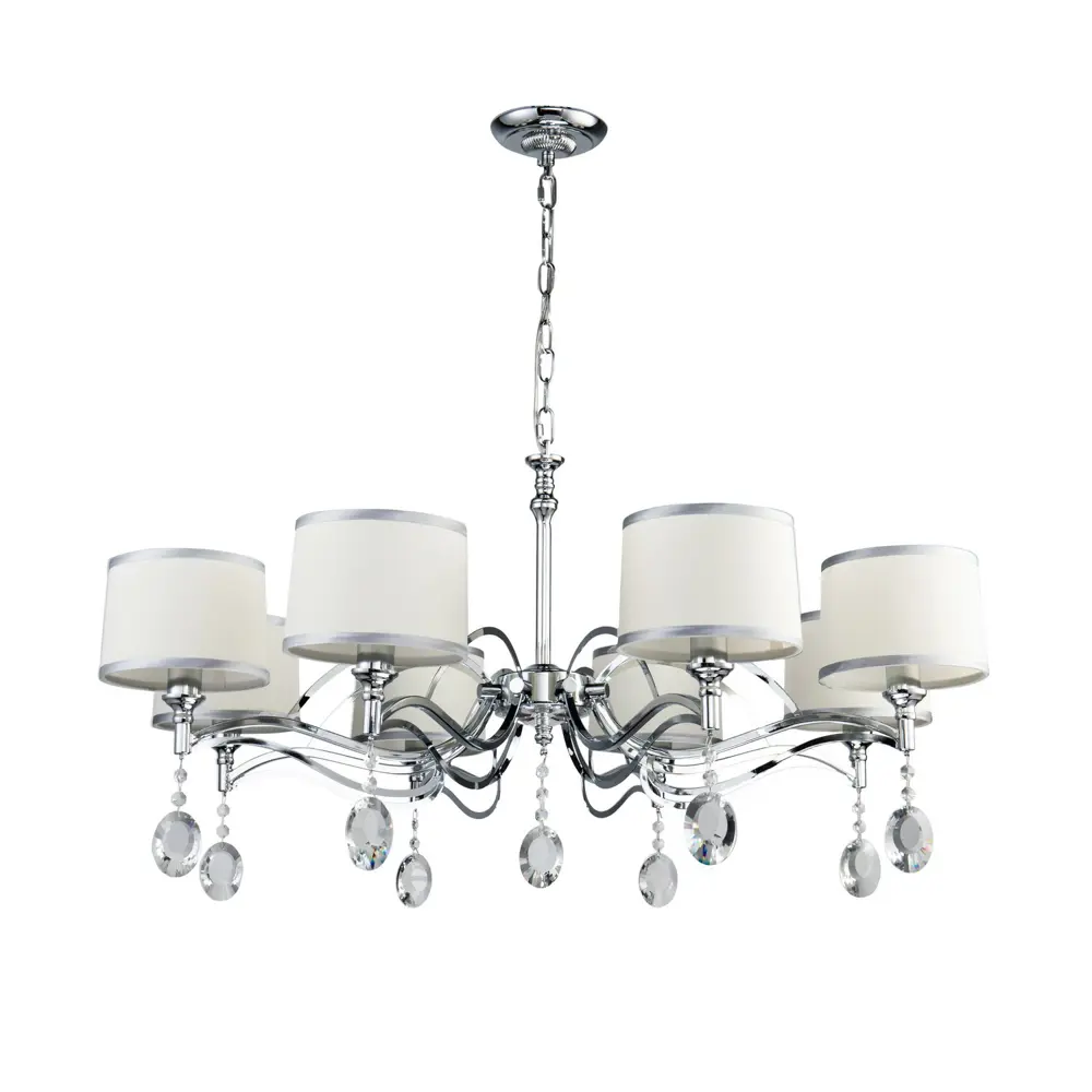 Фото 2 Люстра подвесная Favourite Semina 3927-8p 8 ламп 16 м² цвет серый Фото 2 Люстра подвесная Favourite Semina 3927-8p 8 ламп 16 м² цвет серый