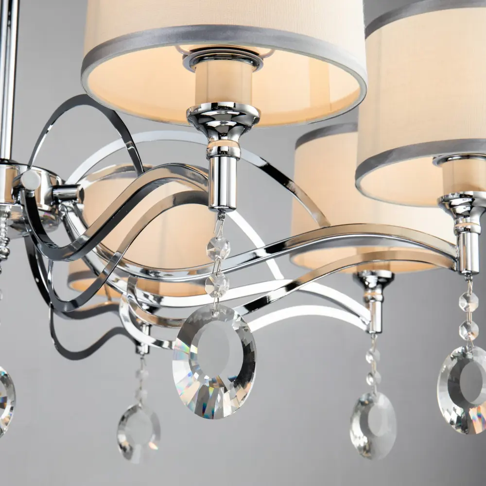 Фото 5 Люстра подвесная Favourite Semina 3927-8p 8 ламп 16 м² цвет серый Фото 5 Люстра подвесная Favourite Semina 3927-8p 8 ламп 16 м² цвет серый