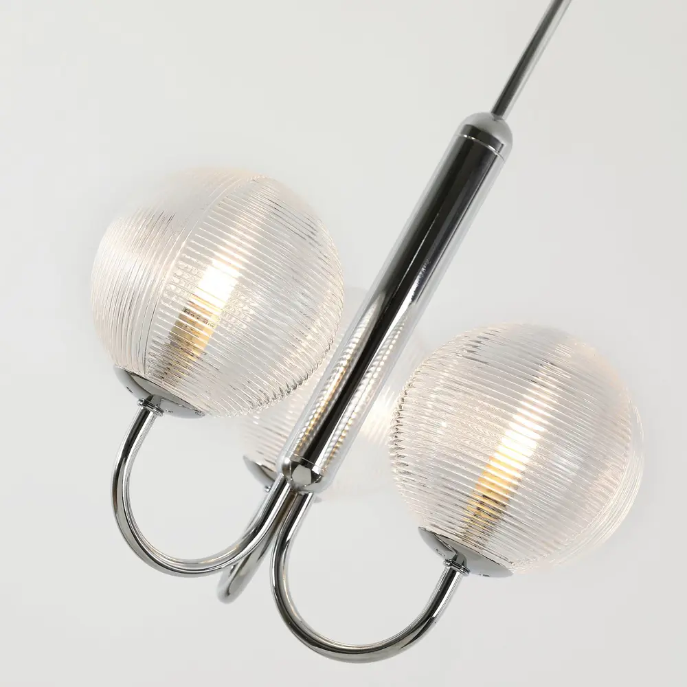 Фото 4 Люстра подвесная Favourite Idem 3946-3p 3 лампы цвет серый Фото 4 Люстра подвесная Favourite Idem 3946-3p 3 лампы цвет серый