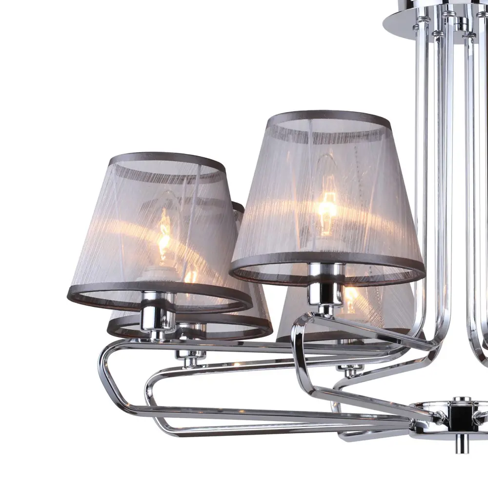 Фото 7 Люстра на штанге Favourite Cache 3332-8p 8 ламп 16 м² цвет серый Фото 7 Люстра на штанге Favourite Cache 3332-8p 8 ламп 16 м² цвет серый