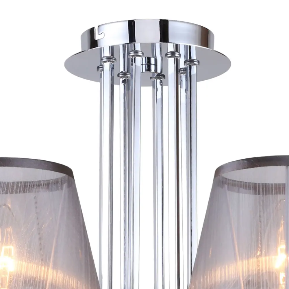 Фото 4 Люстра на штанге Favourite Cache 3332-8p 8 ламп 16 м² цвет серый Фото 4 Люстра на штанге Favourite Cache 3332-8p 8 ламп 16 м² цвет серый