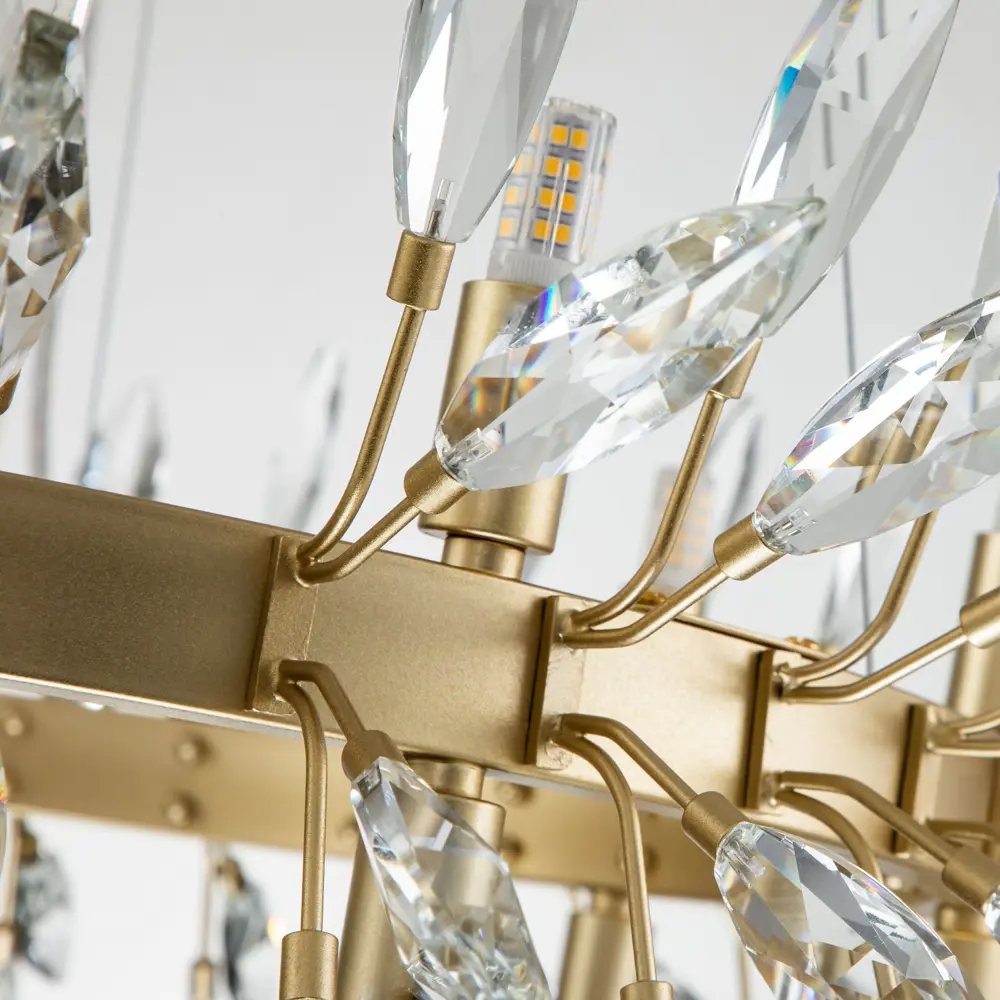 Фото 8 Люстра подвесная Favourite Rays 6041-14p 14 лампа цвет золотой