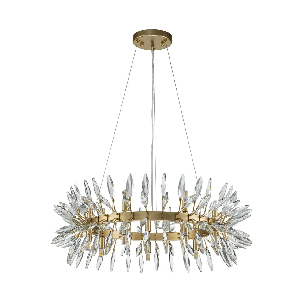 Фото 2 Люстра подвесная Favourite Rays 6041-14p 14 лампа цвет золотой