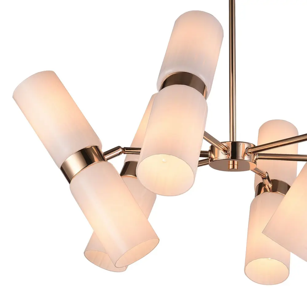 Фото 5 Люстра на штанге Favourite Rollo 3806-12p 12 ламп 36 м² цвет желтый Фото 5 Люстра на штанге Favourite Rollo 3806-12p 12 ламп 36 м² цвет желтый