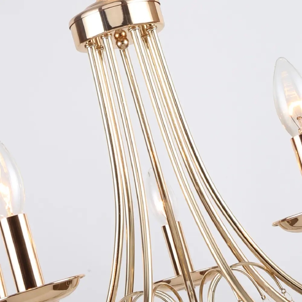 Фото 5 Люстра подвесная Favourite Plini 3764-7p 7 ламп 14 м² цвет желтый Фото 5 Люстра подвесная Favourite Plini 3764-7p 7 ламп 14 м² цвет желтый