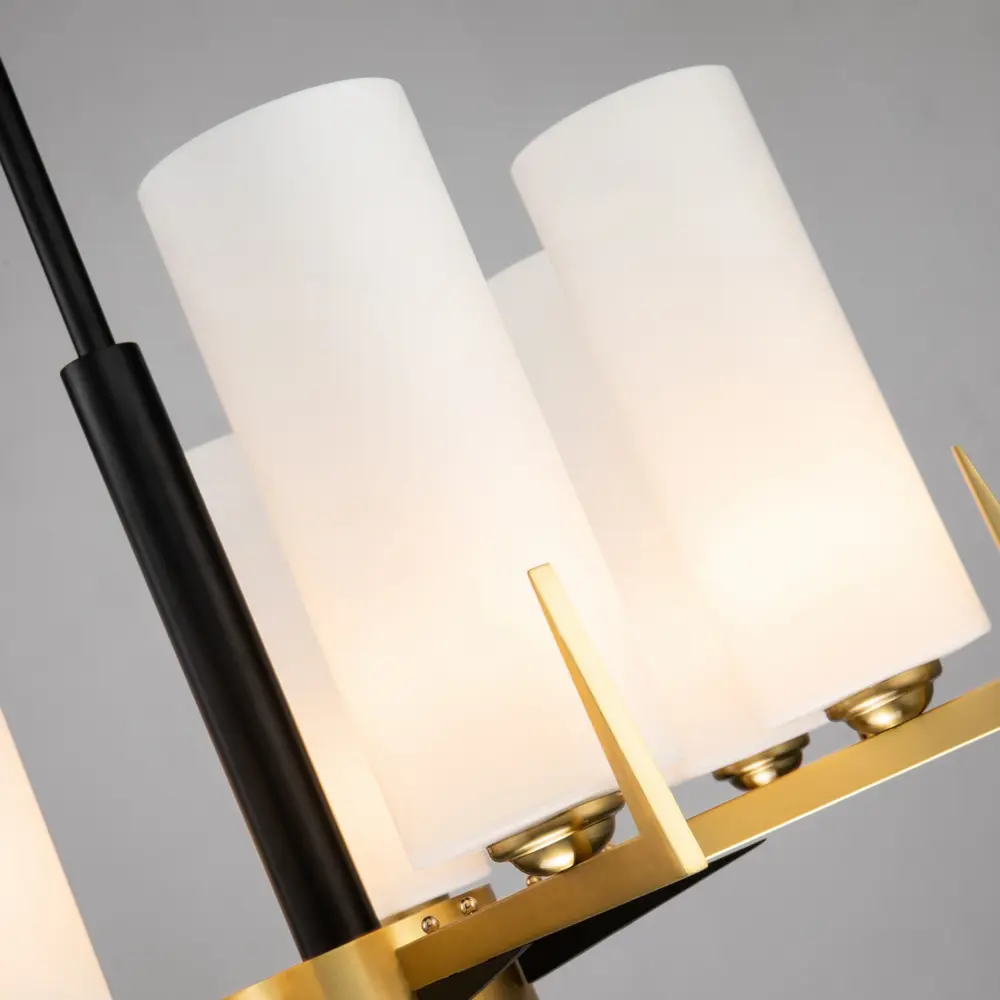 Фото 4 Люстра на штанге Favourite Maximo 3813-7p 7 ламп 14 м² цвет желтый Фото 4 Люстра на штанге Favourite Maximo 3813-7p 7 ламп 14 м² цвет желтый