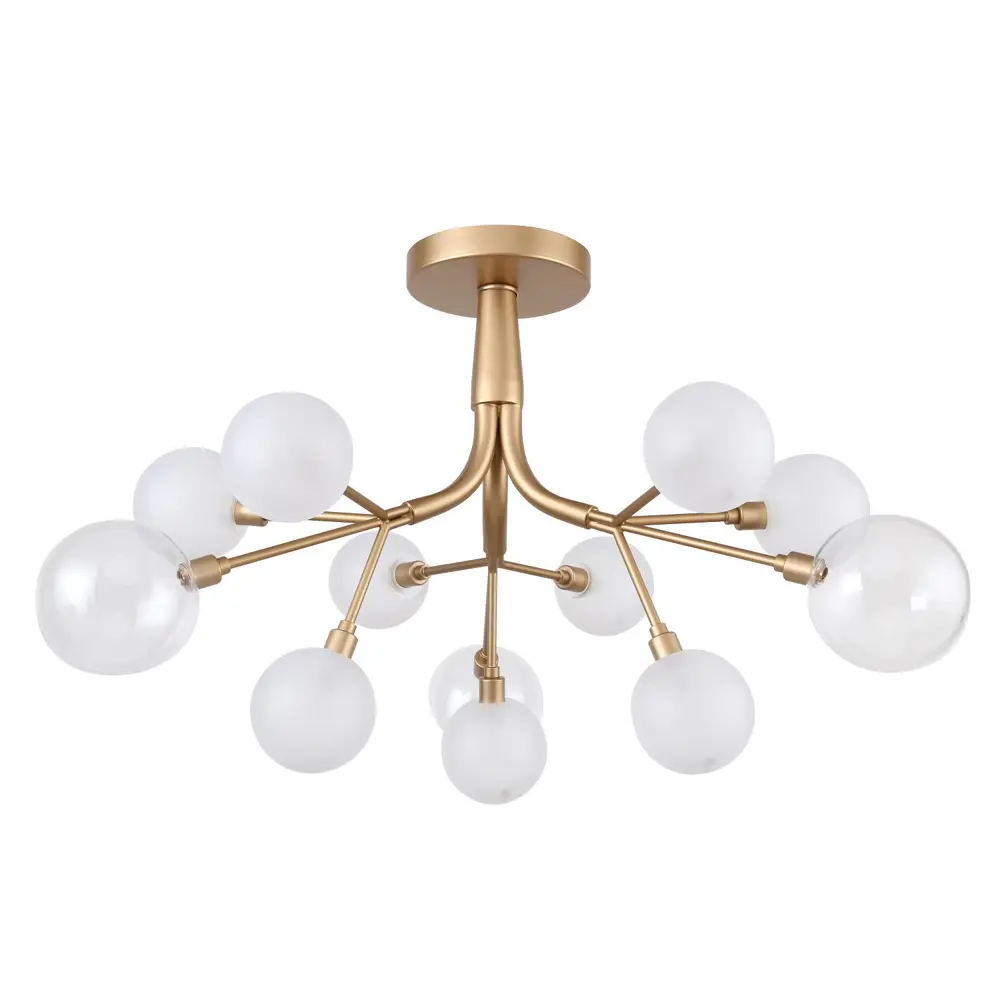 Фото 2 Люстра потолочная Favourite 3629-9u 9 ламп 24 м² цвет желтый Фото 2 Люстра потолочная Favourite 3629-9u 9 ламп 24 м² цвет желтый