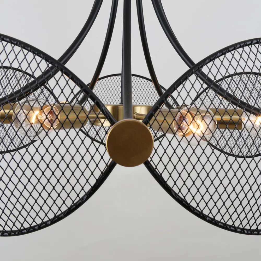 Фото 5 Люстра подвесная Favourite Secure 6054-7p 7 ламп 17 м² цвет черный Фото 5 Люстра подвесная Favourite Secure 6054-7p 7 ламп 17 м² цвет черный