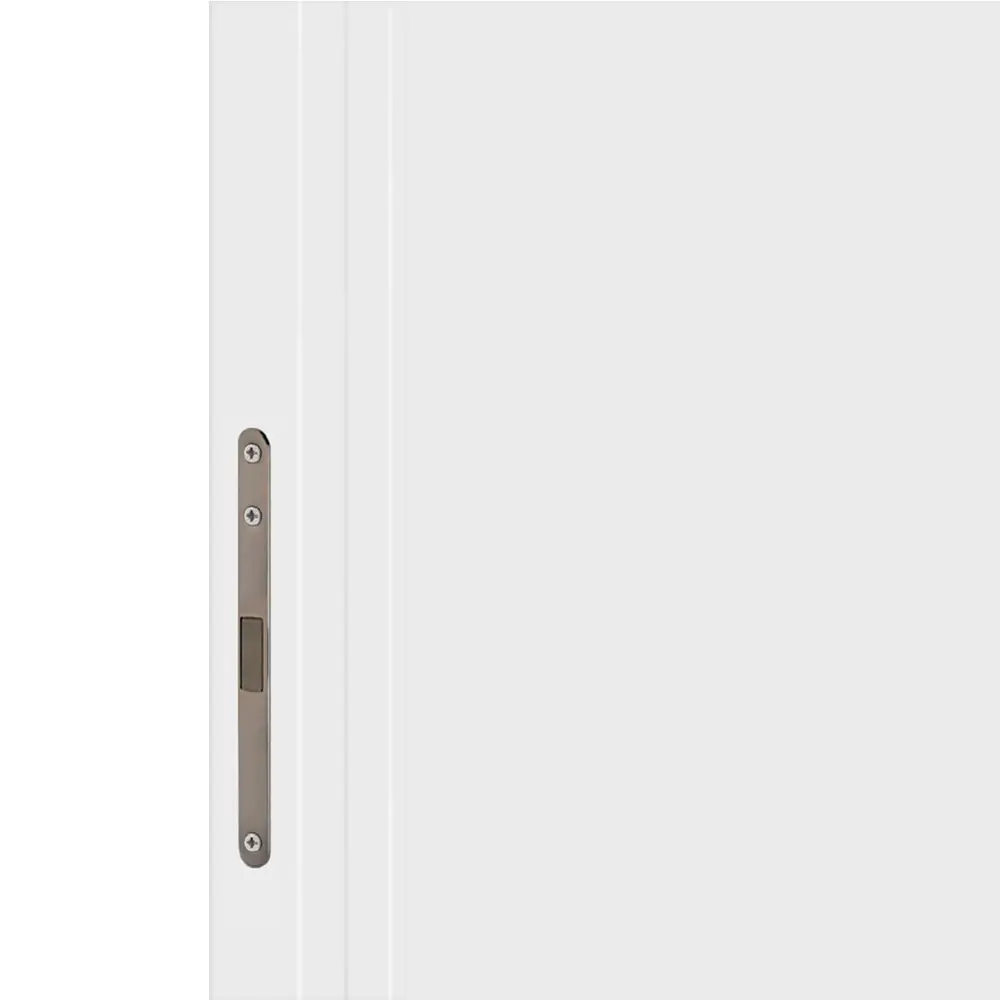 Фото 3 Дверь межкомнатная глухая обратного открывания с замком комплекте Invisible 80x230 см левая цвет белый Фото 3 Дверь межкомнатная глухая обратного открывания с замком комплекте Invisible 80x230 см левая цвет белый