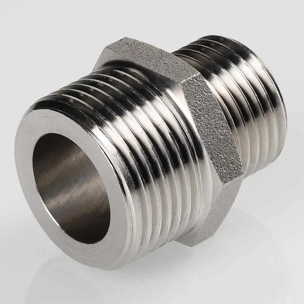 Фото 8 Ниппель Valtec 3/4"x1/2" НР нержавеющая сталь Фото 8 Ниппель Valtec 3/4"x1/2" НР нержавеющая сталь