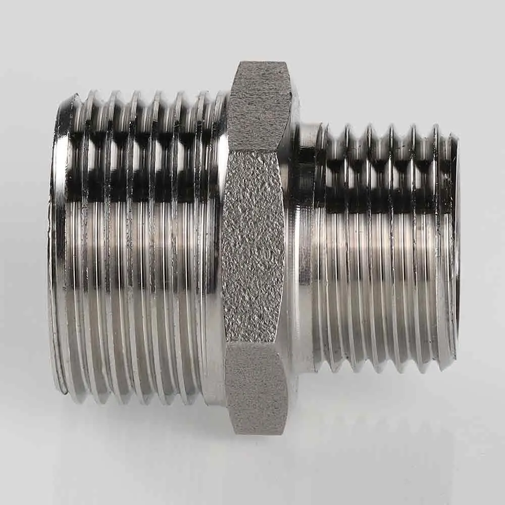 Фото 9 Ниппель Valtec 3/4"x1/2" НР нержавеющая сталь Фото 9 Ниппель Valtec 3/4"x1/2" НР нержавеющая сталь