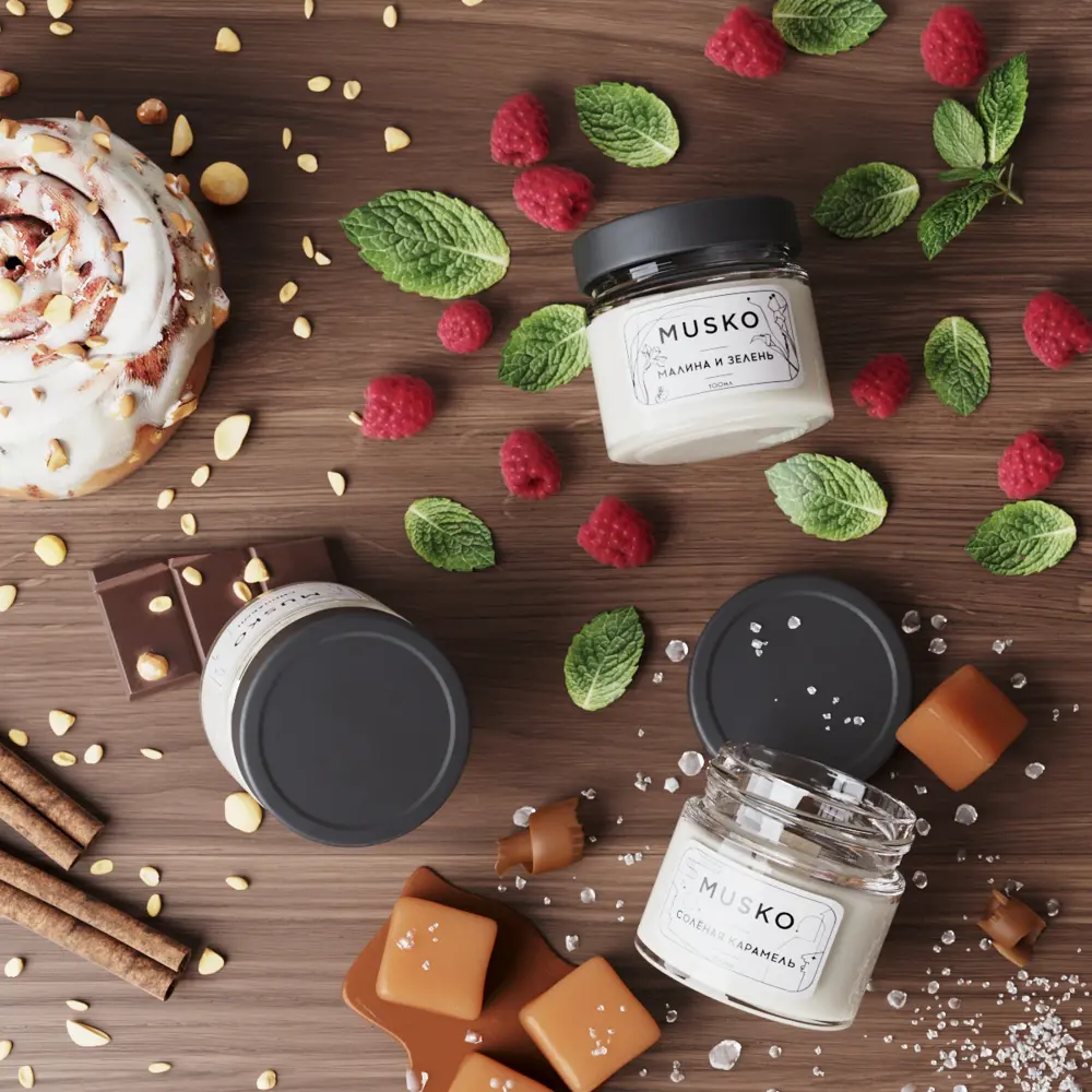 Фото 7 Ароматическая свеча Musko SVCH-100D-SIN синнабон 9 см 1 шт