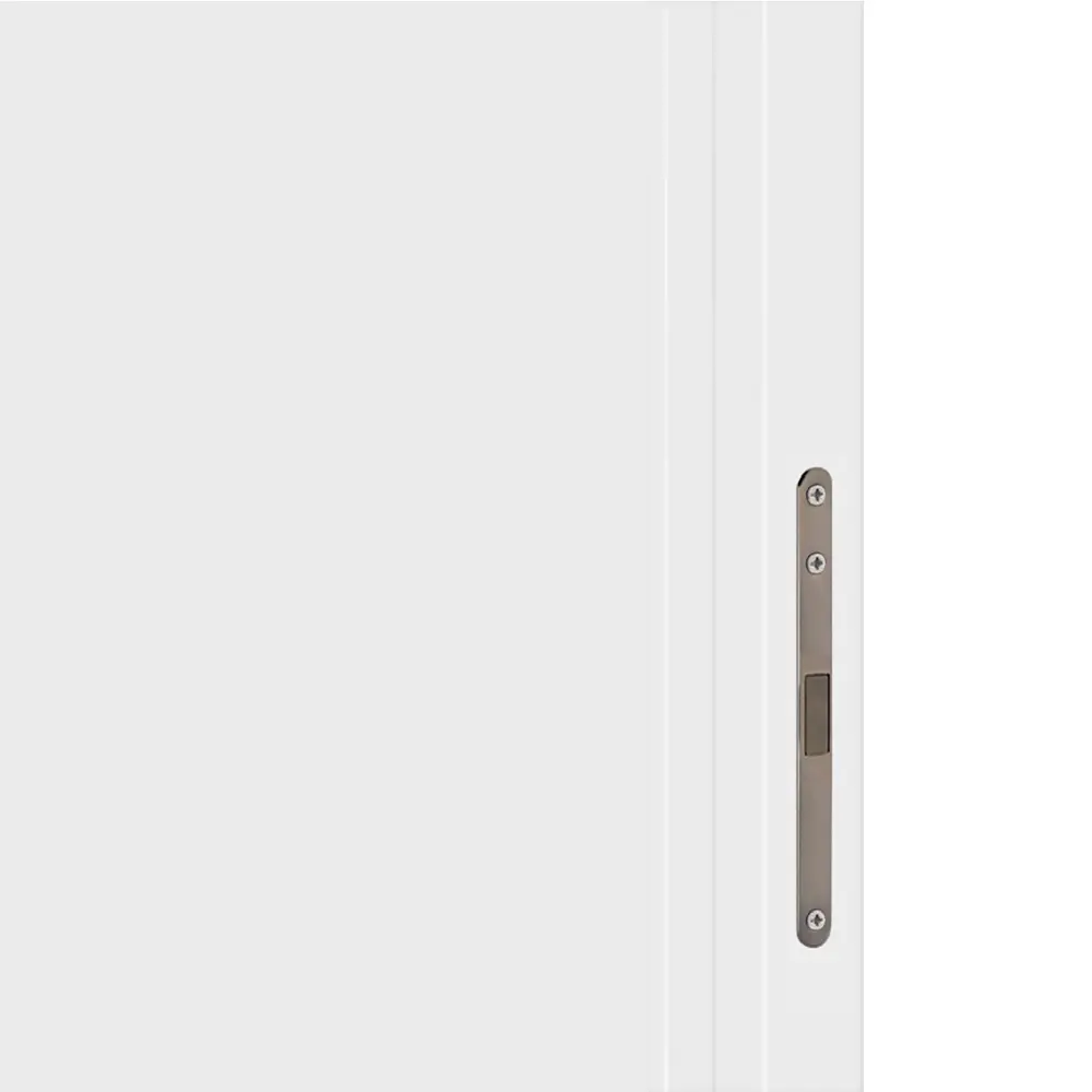 Фото 3 Дверь межкомнатная глухая обратного открывания с замком комплекте Invisible 70x210 см правая без кромки цвет белый Фото 3 Дверь межкомнатная глухая обратного открывания с замком комплекте Invisible 70x210 см правая без кромки цвет белый