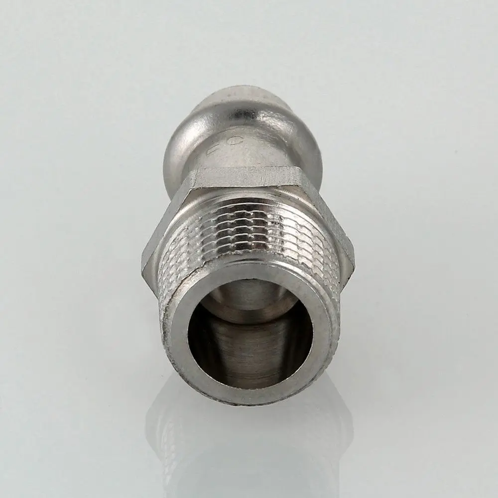 Фото 3 Муфта комбинированная Valtec 1/2"x12 мм НР нержавеющая сталь 5 шт Фото 3 Муфта комбинированная Valtec 1/2"x12 мм НР нержавеющая сталь 5 шт