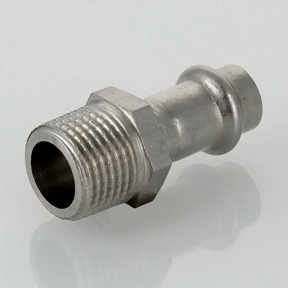 Фото 4 Муфта комбинированная Valtec 1/2"x12 мм НР нержавеющая сталь 5 шт Фото 4 Муфта комбинированная Valtec 1/2"x12 мм НР нержавеющая сталь 5 шт
