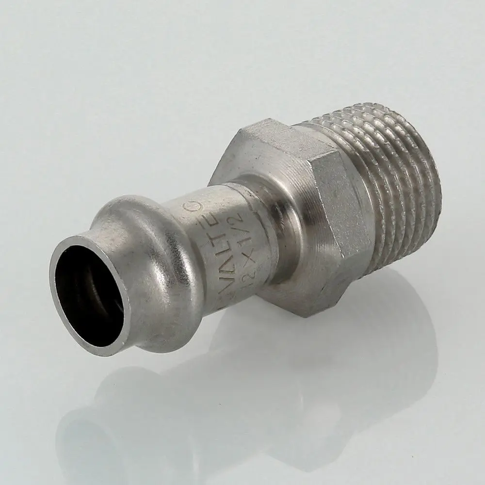 Фото 8 Муфта комбинированная Valtec 1/2"x12 мм НР нержавеющая сталь 5 шт Фото 8 Муфта комбинированная Valtec 1/2"x12 мм НР нержавеющая сталь 5 шт