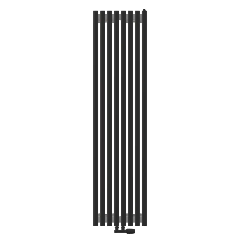 Фото Радиатор трубчатый Guardo Torre 4D Aura 50/6.9 4 секции нижнее левое подключение сталь черный матовый Фото Радиатор трубчатый Guardo Torre 4D Aura 50/6.9 4 секции нижнее левое подключение сталь черный матовый
