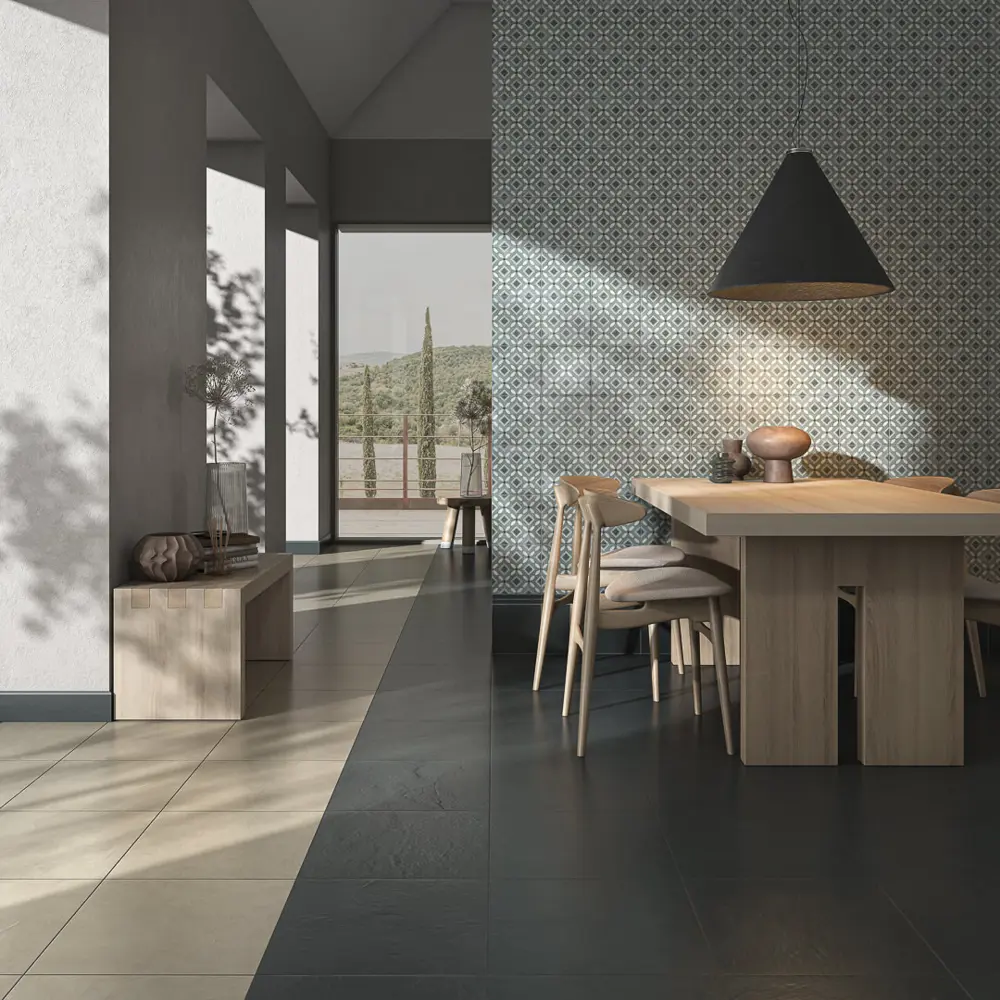 Фото 8 Керамогранит Kerama marazzi Про чементо DD641920R 60x60см цвет антрацит