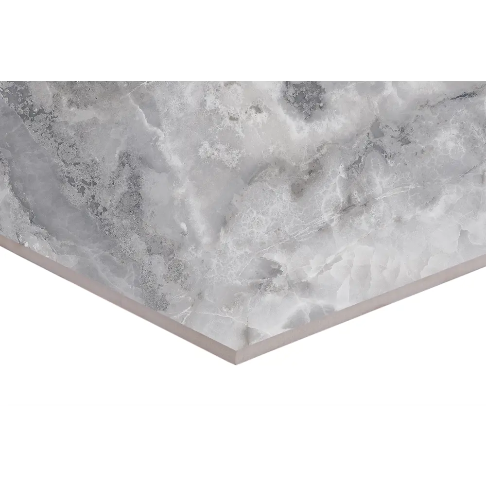 Фото 4 Глазурованный керамогранит Arcadia Ceramica Onyx Invisible Grey 60x120 см 1.44 м² глянцевый цвет серый