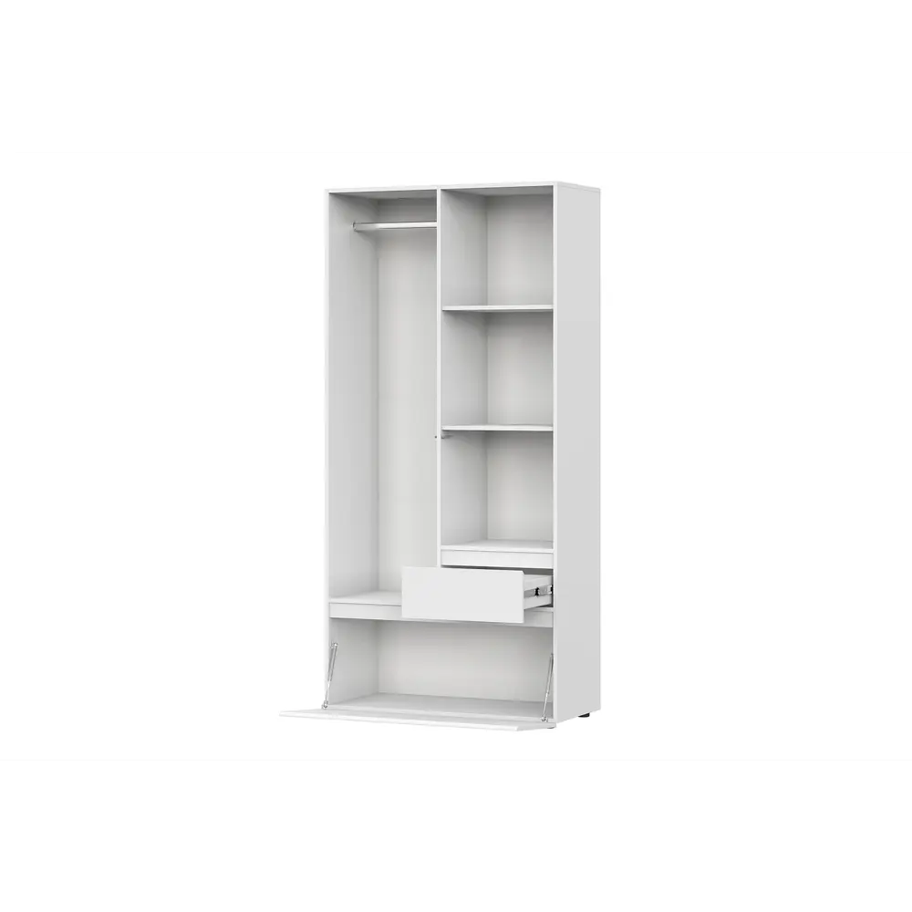 Фото 5 Модульная система Furniture integration 100.1x209.1x46 см ЛДСП цвет белый Фото 5 Модульная система Furniture integration 100.1x209.1x46 см ЛДСП цвет белый