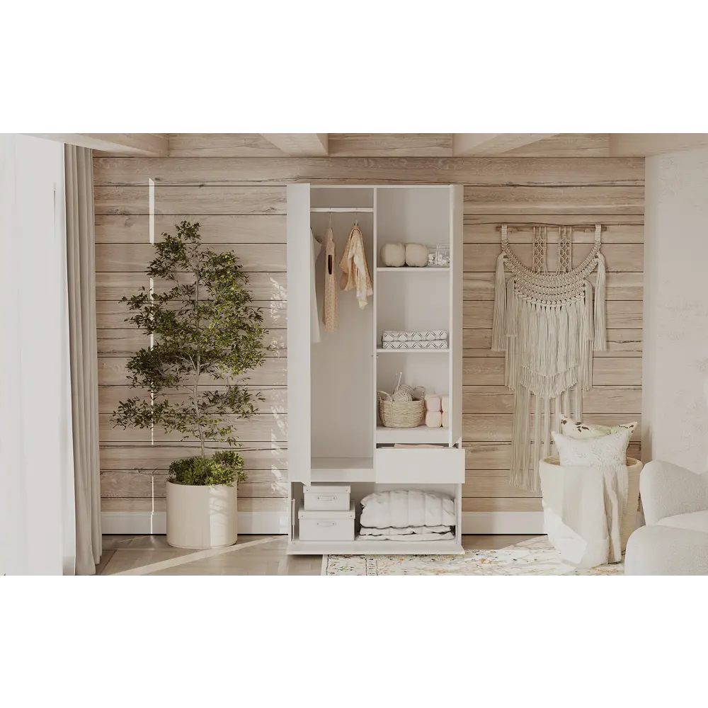 Фото 2 Модульная система Furniture integration 100.1x209.1x46 см ЛДСП цвет белый Фото 2 Модульная система Furniture integration 100.1x209.1x46 см ЛДСП цвет белый