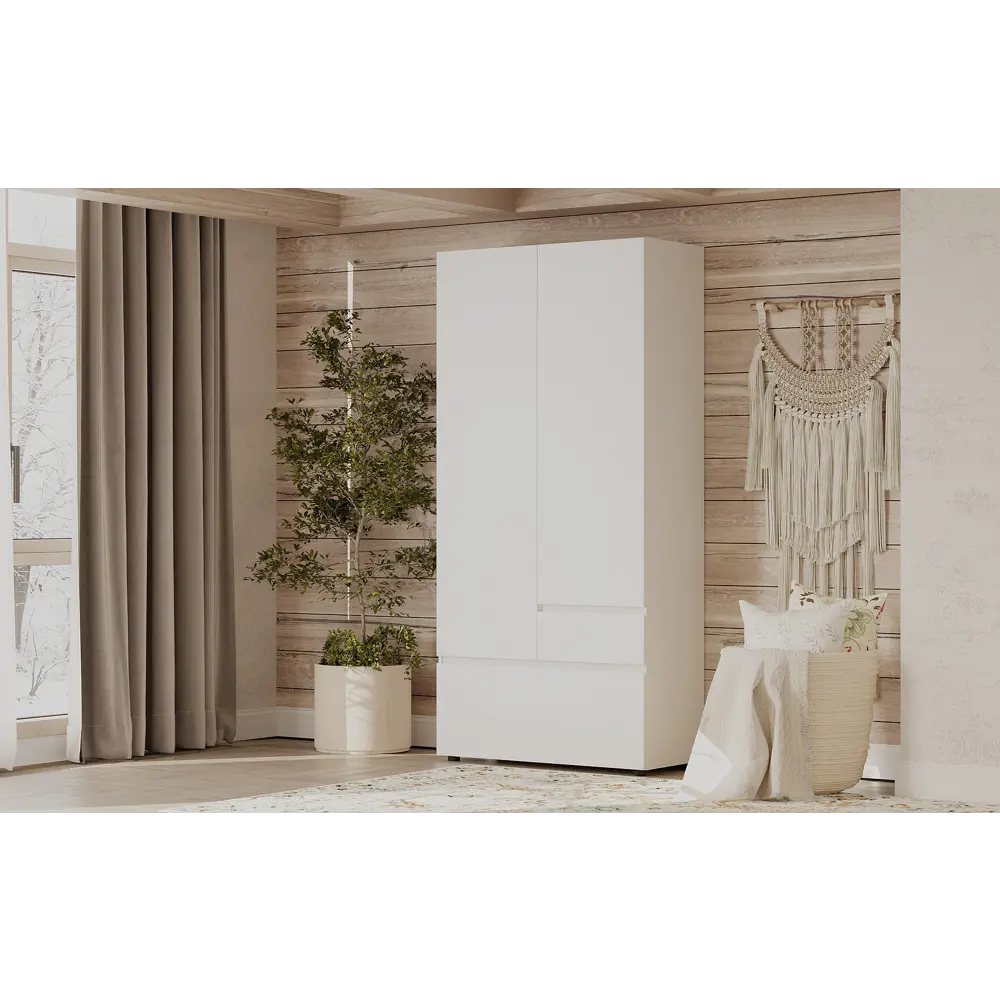 Фото Модульная система Furniture integration 100.1x209.1x46 см ЛДСП цвет белый Фото Модульная система Furniture integration 100.1x209.1x46 см ЛДСП цвет белый