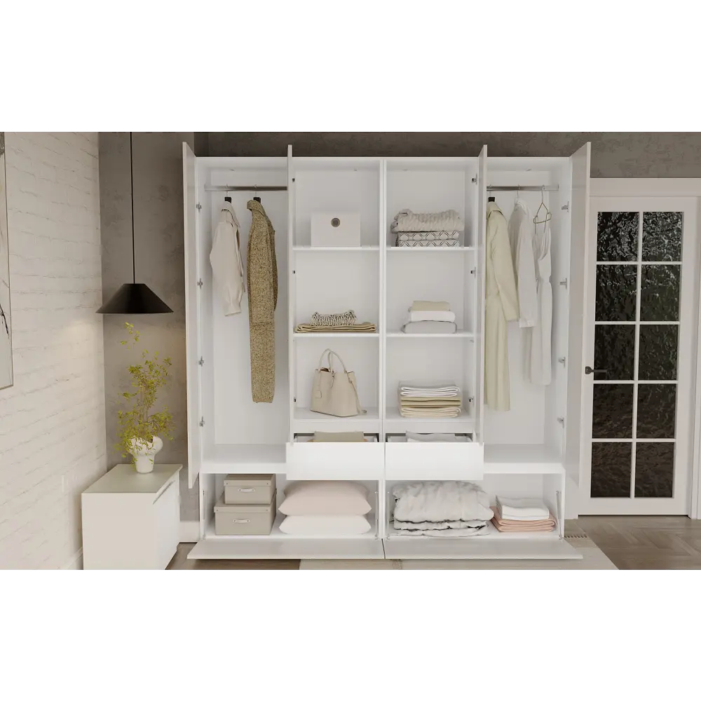 Фото 10 Модульная система Furniture integration 100.1x209.1x46 см ЛДСП цвет белый Фото 10 Модульная система Furniture integration 100.1x209.1x46 см ЛДСП цвет белый