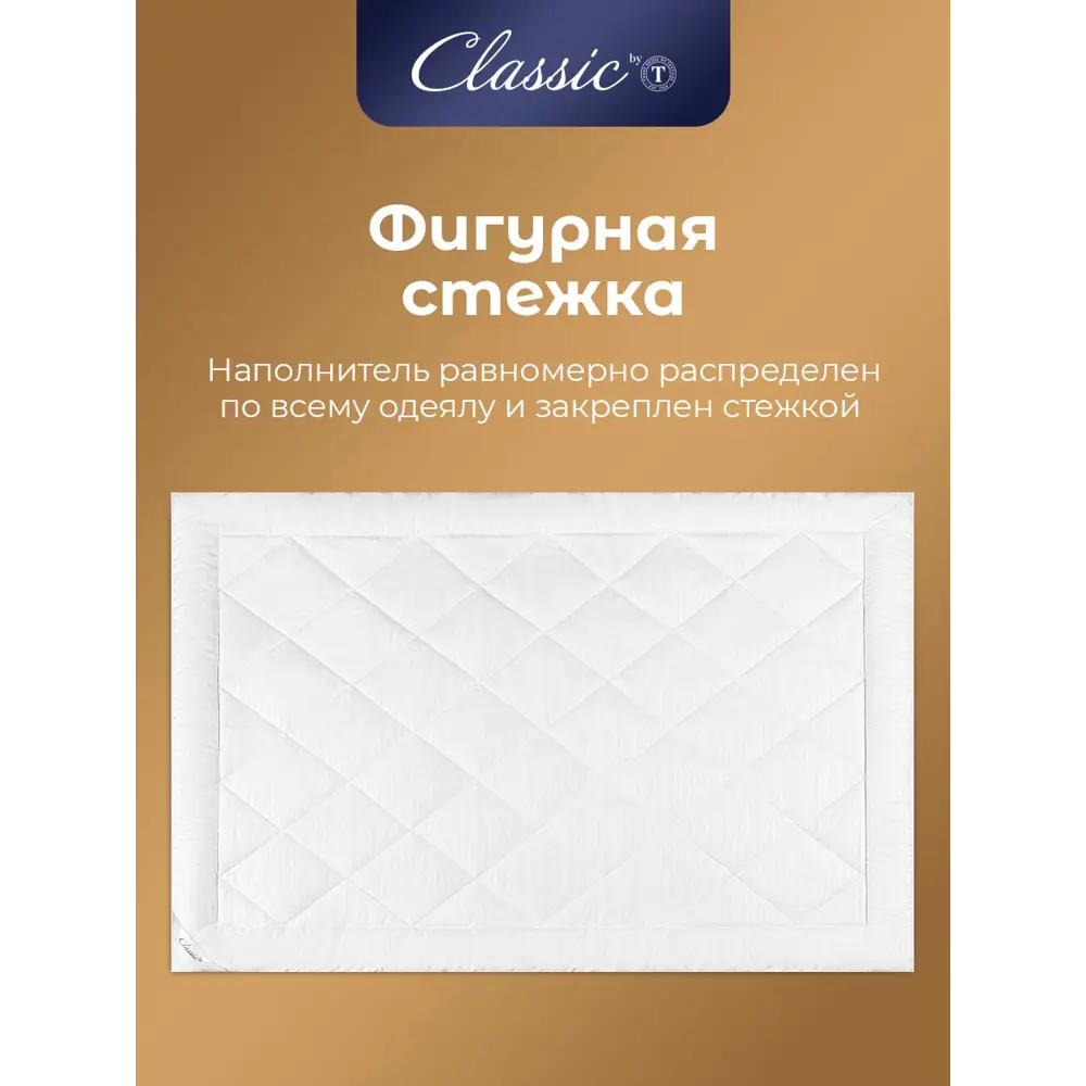 Фото 9 Набор 1 одеяло + 2 подушки Classic By T Гранд clbt960430 сатин цвет белый 170x200 см 70x70 см Фото 9 Набор 1 одеяло + 2 подушки Classic By T Гранд clbt960430 сатин цвет белый 170x200 см 70x70 см