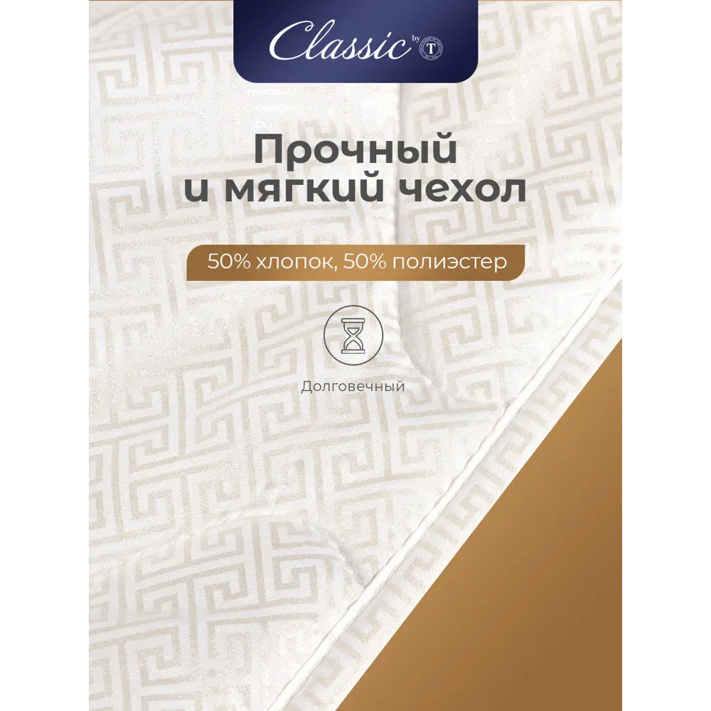 Фото 10 Набор 1 одеяло + 2 подушки Classic By T Деметра clbt960447 поликоттон цвет белый 140x205 см 70x70 см Фото 10 Набор 1 одеяло + 2 подушки Classic By T Деметра clbt960447 поликоттон цвет белый 140x205 см 70x70 см