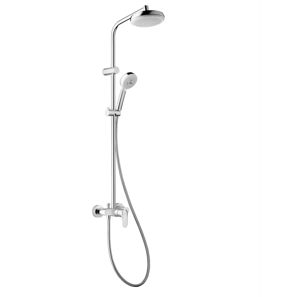 Фото Душевая стойка Hansgrohe 26739400 1 режимная цвет хром Фото Душевая стойка Hansgrohe 26739400 1 режимная цвет хром