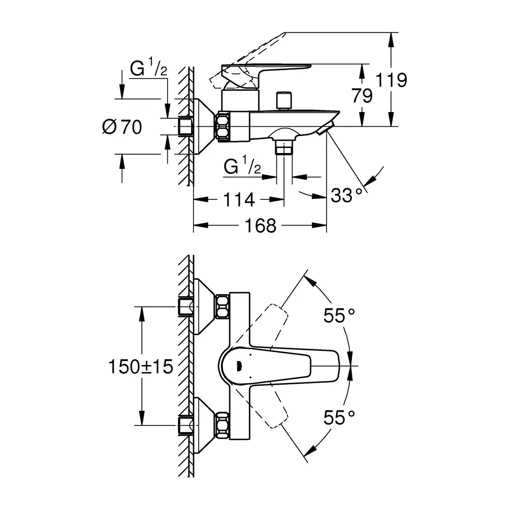 Фото 5 Душевая стойка Grohe NB0074/S 6 режимная цвет хром