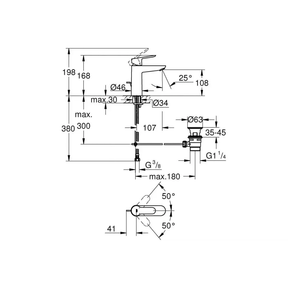 Фото 6 Душевая стойка Grohe NB0074/S 6 режимная цвет хром