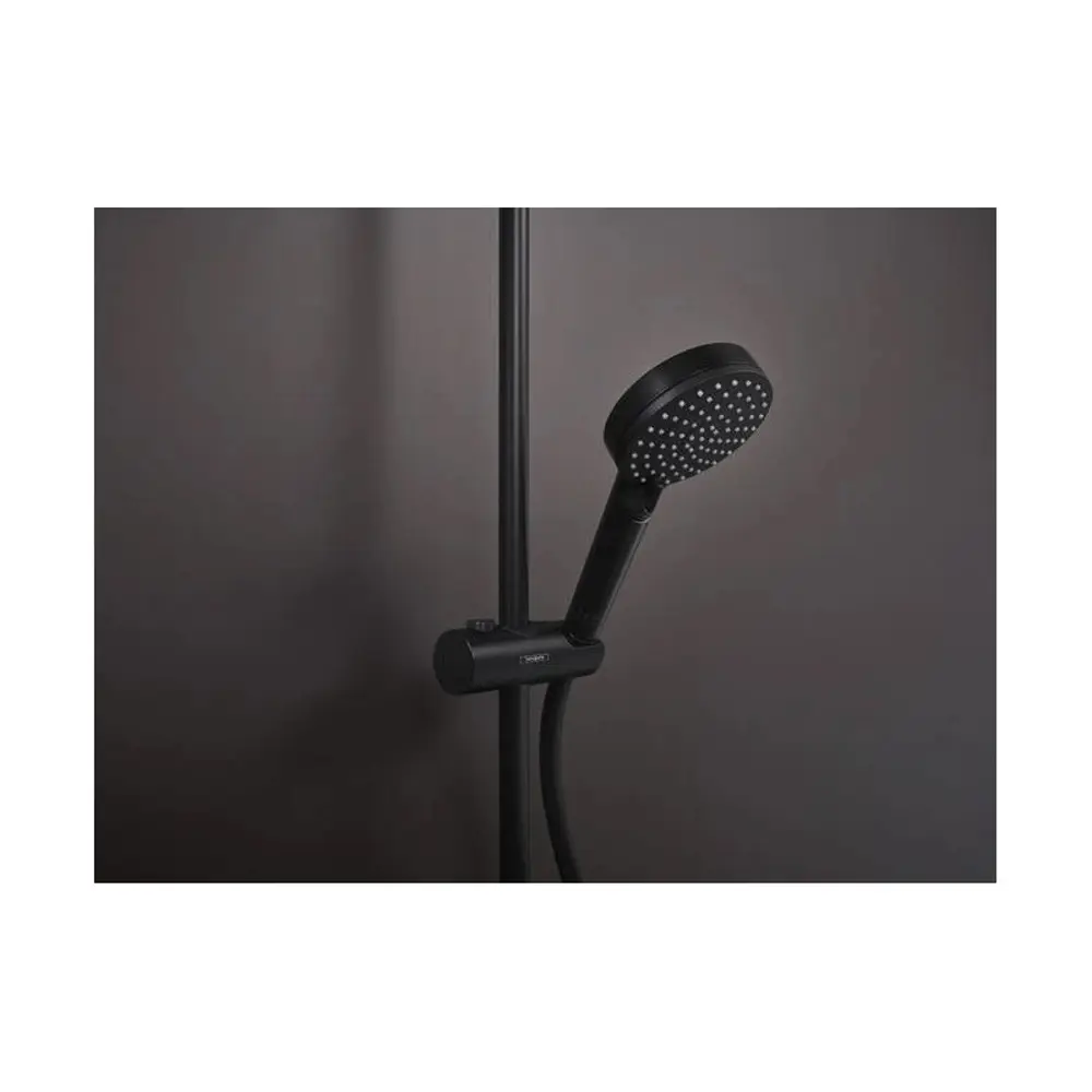 Фото 2 Душевая стойка Hansgrohe 00000091369 1 режимная цвет черный Фото 2 Душевая стойка Hansgrohe 00000091369 1 режимная цвет черный