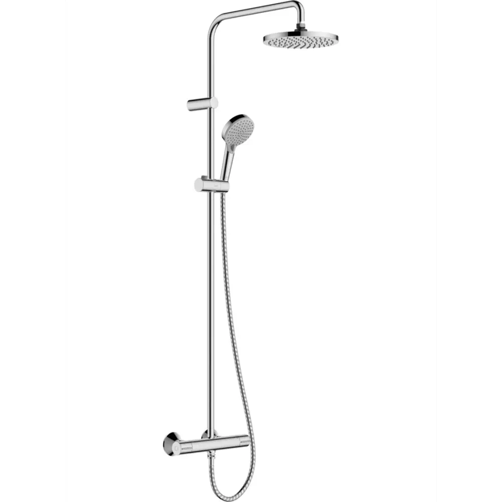 Фото Душевая стойка Hansgrohe 00000090738 1 режимная цвет хром Фото Душевая стойка Hansgrohe 00000090738 1 режимная цвет хром