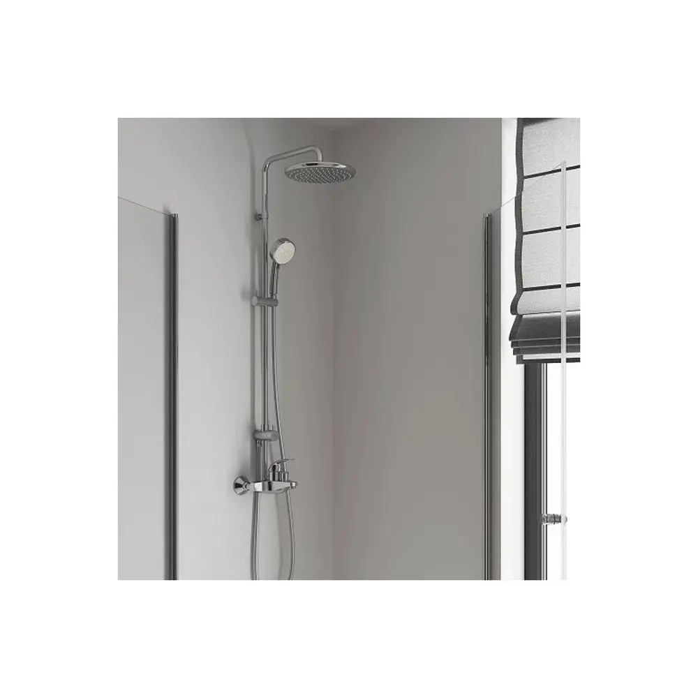 Фото 4 Душевая стойка Grohe 00000095309 3 режимная цвет хром Фото 4 Душевая стойка Grohe 00000095309 3 режимная цвет хром