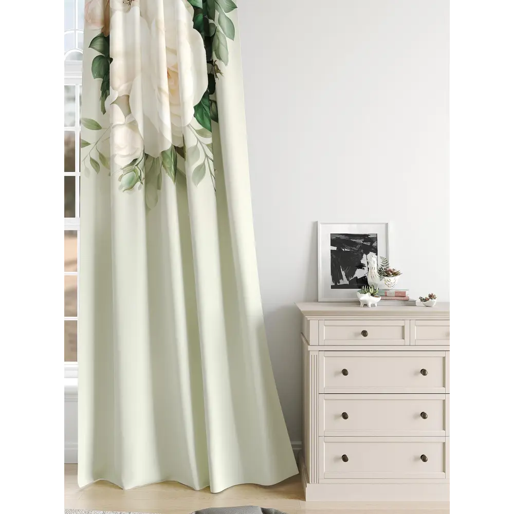 Фото 4 Комплект штор на шторной ленте Comfy Way Нерквиант 150x250 см цвет бежевый Фото 4 Комплект штор на шторной ленте Comfy Way Нерквиант 150x250 см цвет бежевый